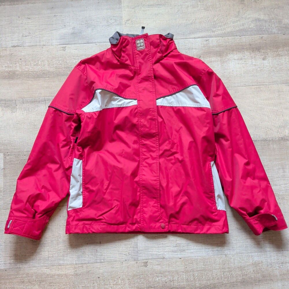 Roxy Snow Endurance Line Pink White Ski Snowboard Winter Jacket Women's Size S